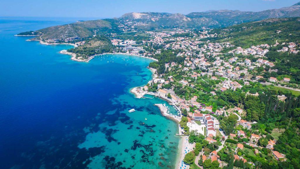 Pension Maestral Mlini Bagian luar foto